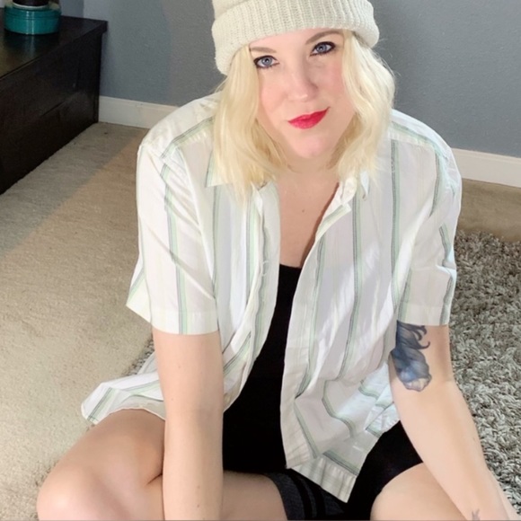 B Line Other - B LINE, striped, button up!!